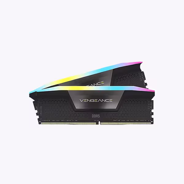 رم دسکتاپ DDR5 کورسیر مدل Vengeance RGB  ظرفیت 32 گیگابایت دو کاناله 6000مگاهرتز CL36